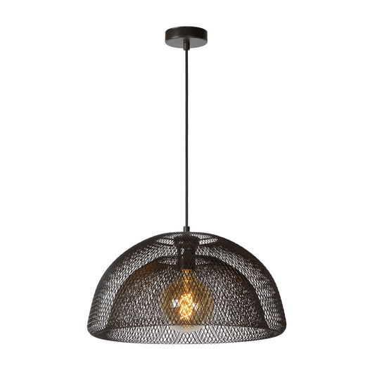 Lucide MESH - Pendant light - Ø 45 cm - 1xE27 - Black