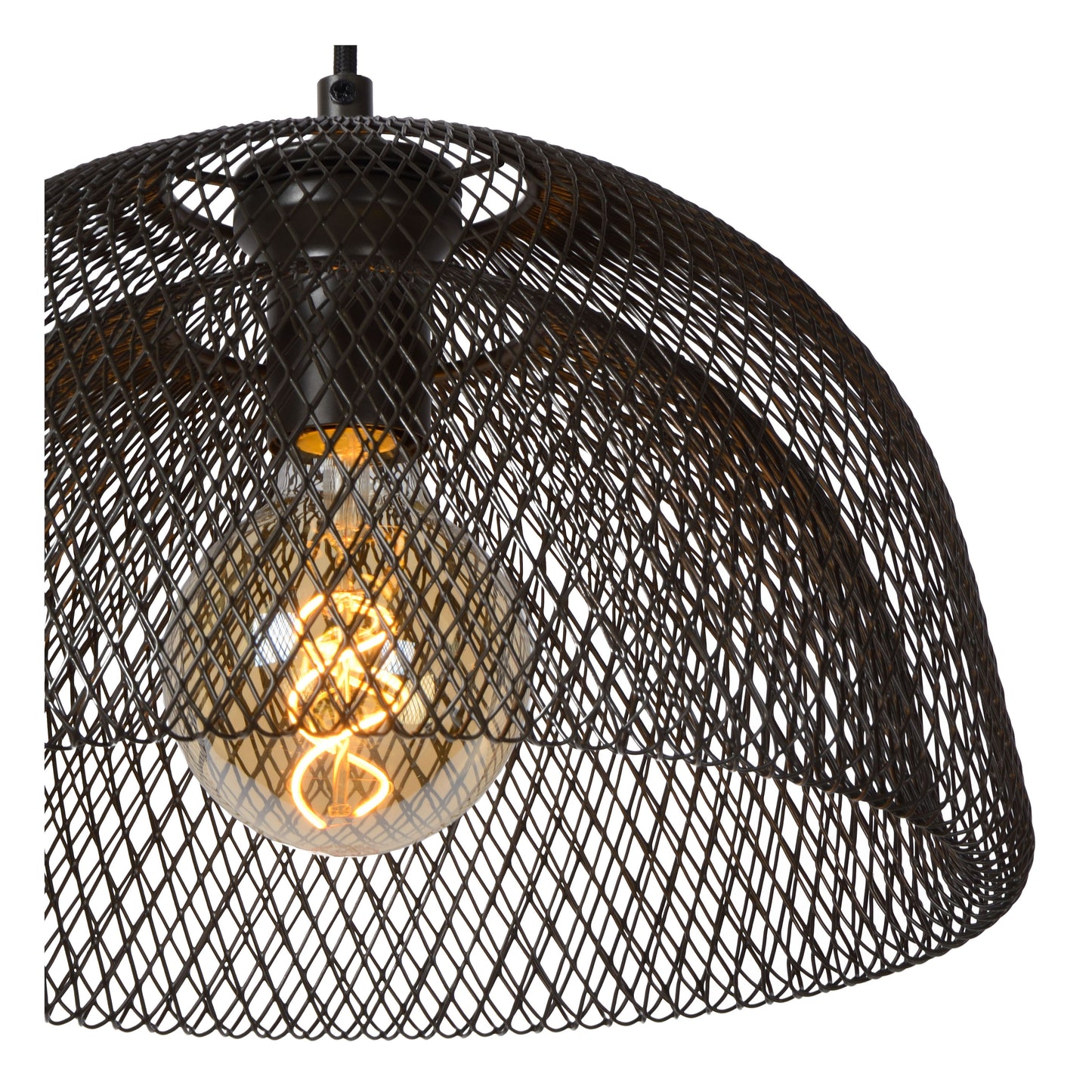 Lucide MESH - Pendant light - 2xE27 - Black