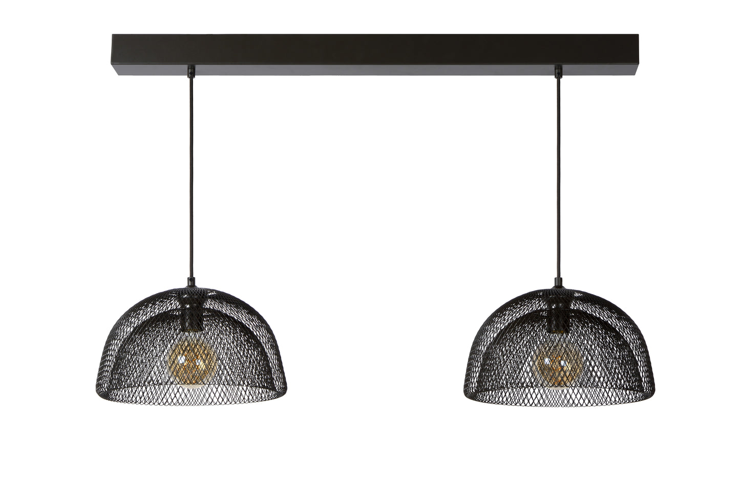 Lucide MESH - Pendant light - 2xE27 - Black