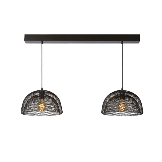 Lucide MESH - Pendant light - 2xE27 - Black