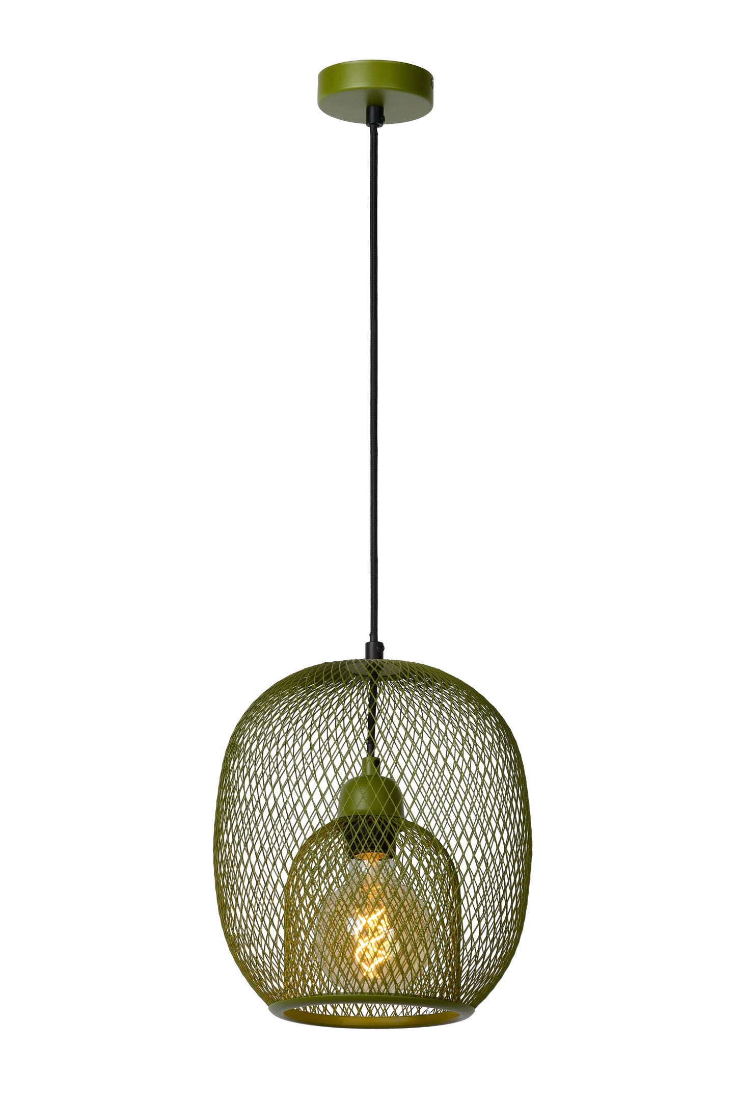 Lucide JERREL - Pendant light - Ø 25 cm - 1xE27 - Green