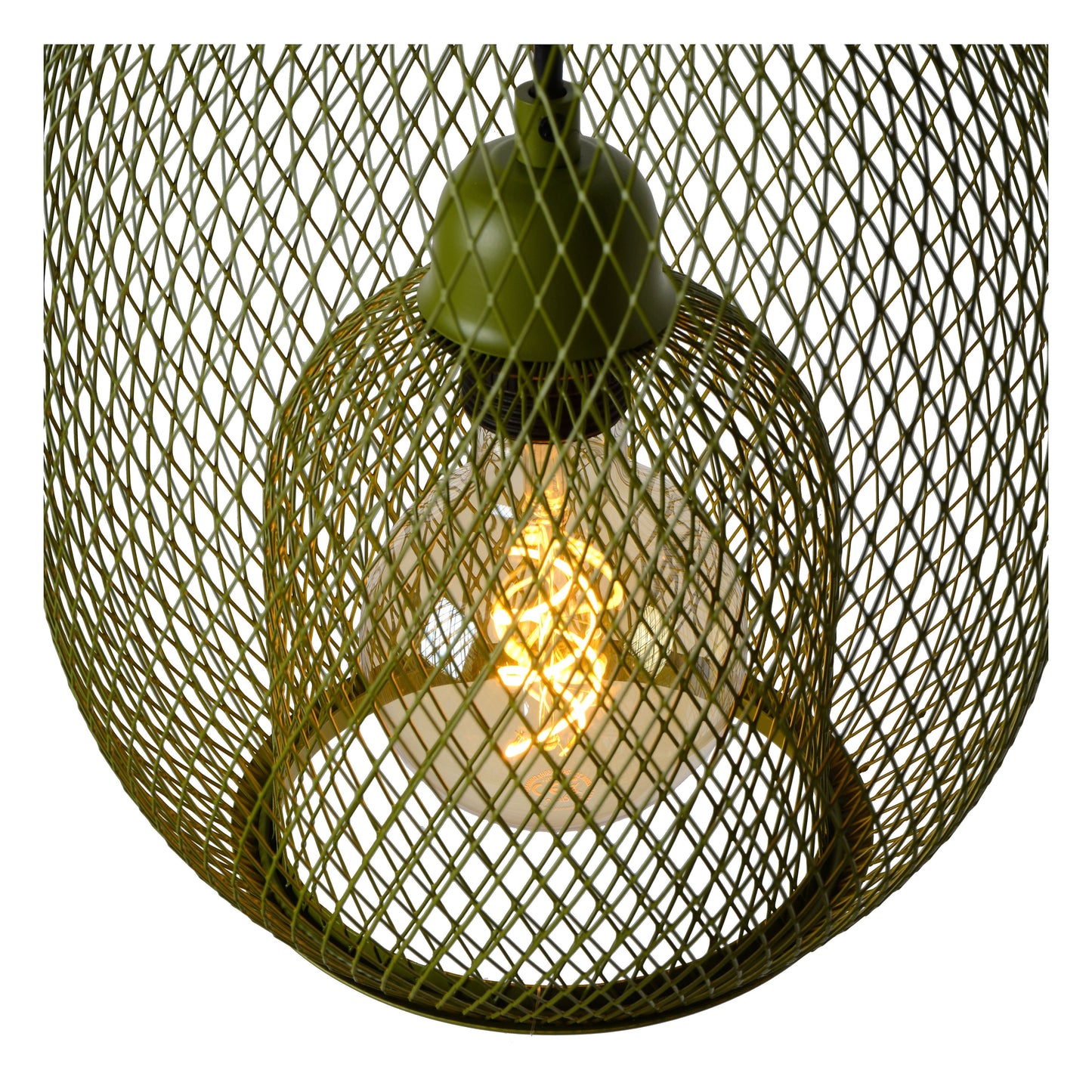 Lucide JERREL - Pendant light - Ø 25 cm - 1xE27 - Green