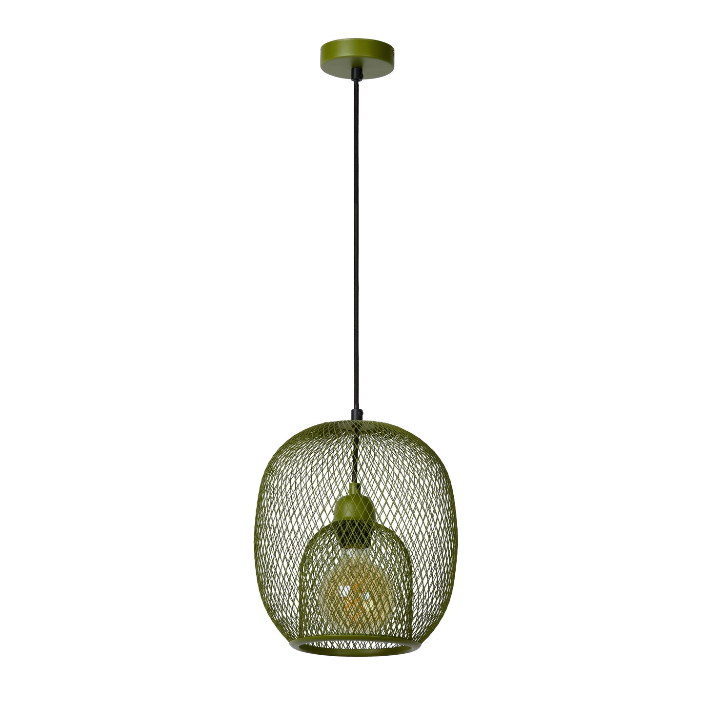 Lucide JERREL - Pendant light - Ø 25 cm - 1xE27 - Green