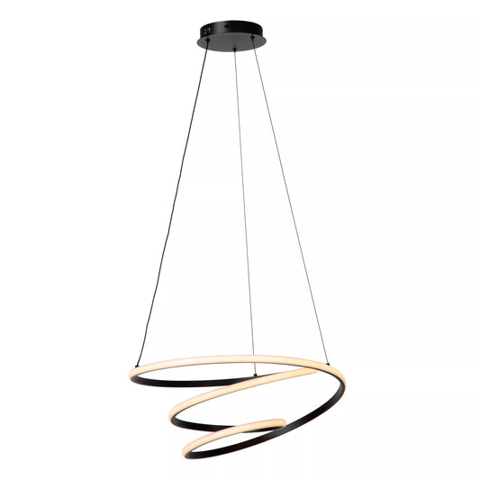 Lucide ESPIRAL - Pendant light - LED Dim. - CCT - 1x40W 2700K/4000K - Black | Essential
