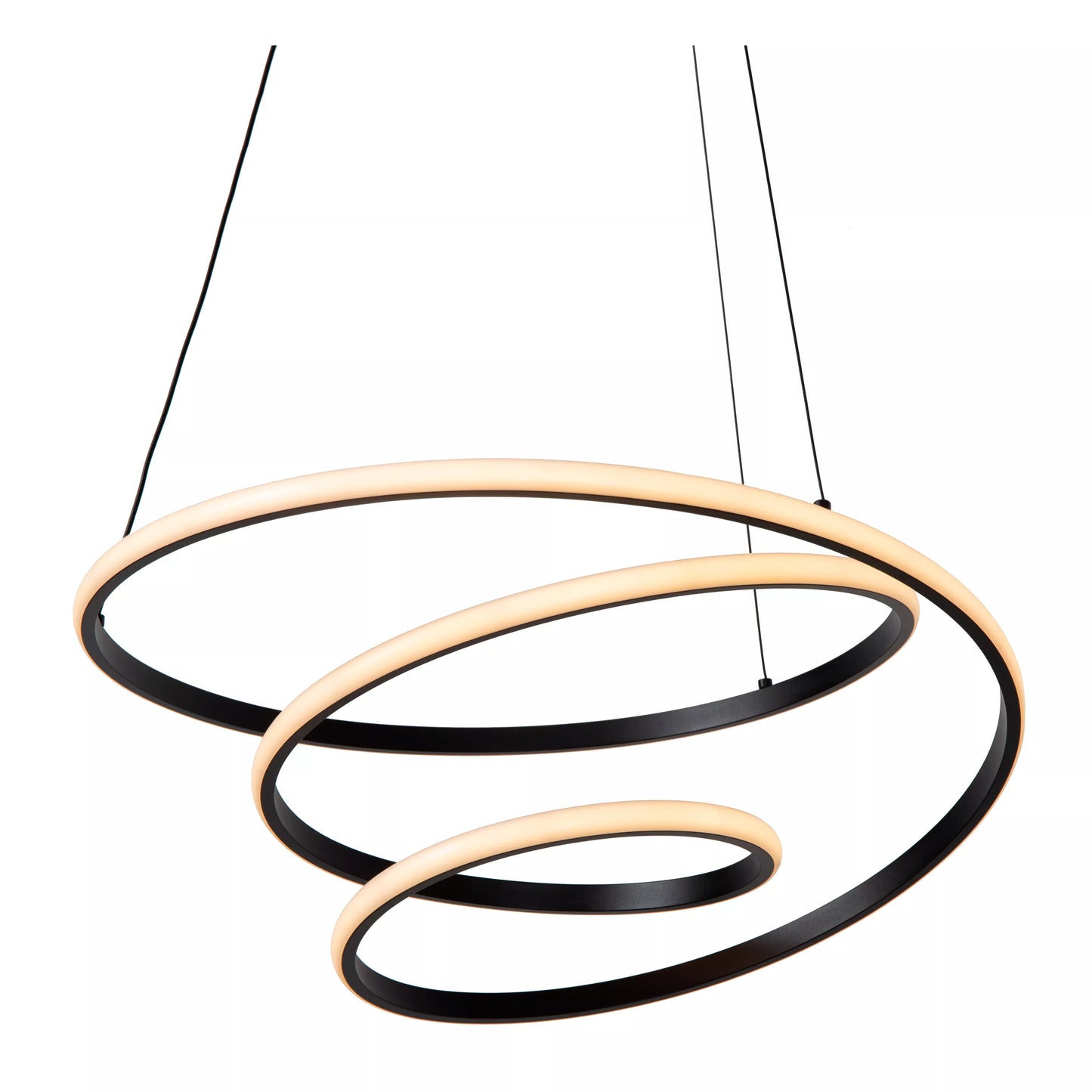 Lucide ESPIRAL - Pendant light - LED Dim. - CCT - 1x40W 2700K/4000K - Black | Essential