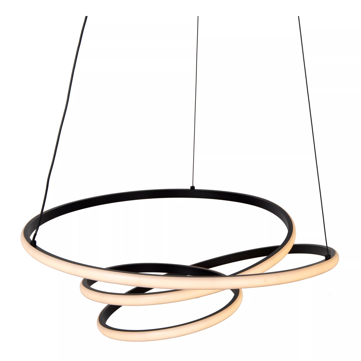 Lucide ESPIRAL - Pendant light - LED Dim. - CCT - 1x40W 2700K/4000K - Black | Essential