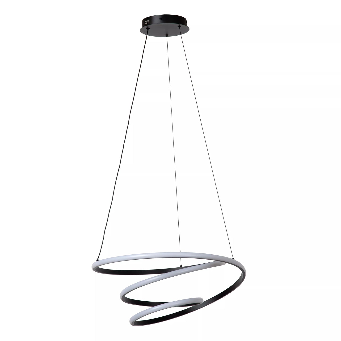 Lucide ESPIRAL - Pendant light - LED Dim. - CCT - 1x40W 2700K/4000K - Black | Essential