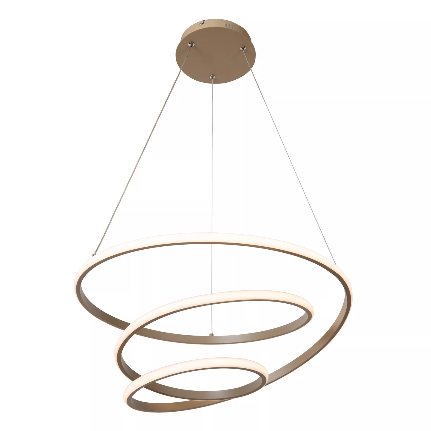 Lucide ESPIRAL - Pendant light - LED Dim. - CCT - 1x40W 2700K/4000K - Taupe | Essential