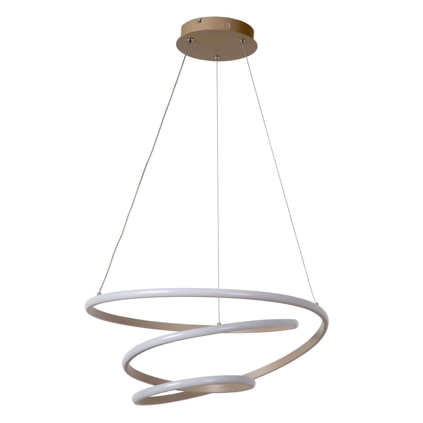 Lucide ESPIRAL - Pendant light - LED Dim. - CCT - 1x40W 2700K/4000K - Taupe | Essential