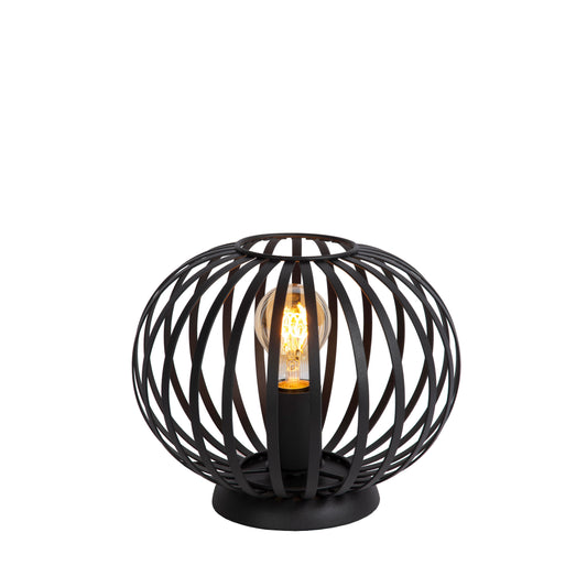 Lucide MANUELA - Table lamp - Ø 25 cm - 1xE27 - Black