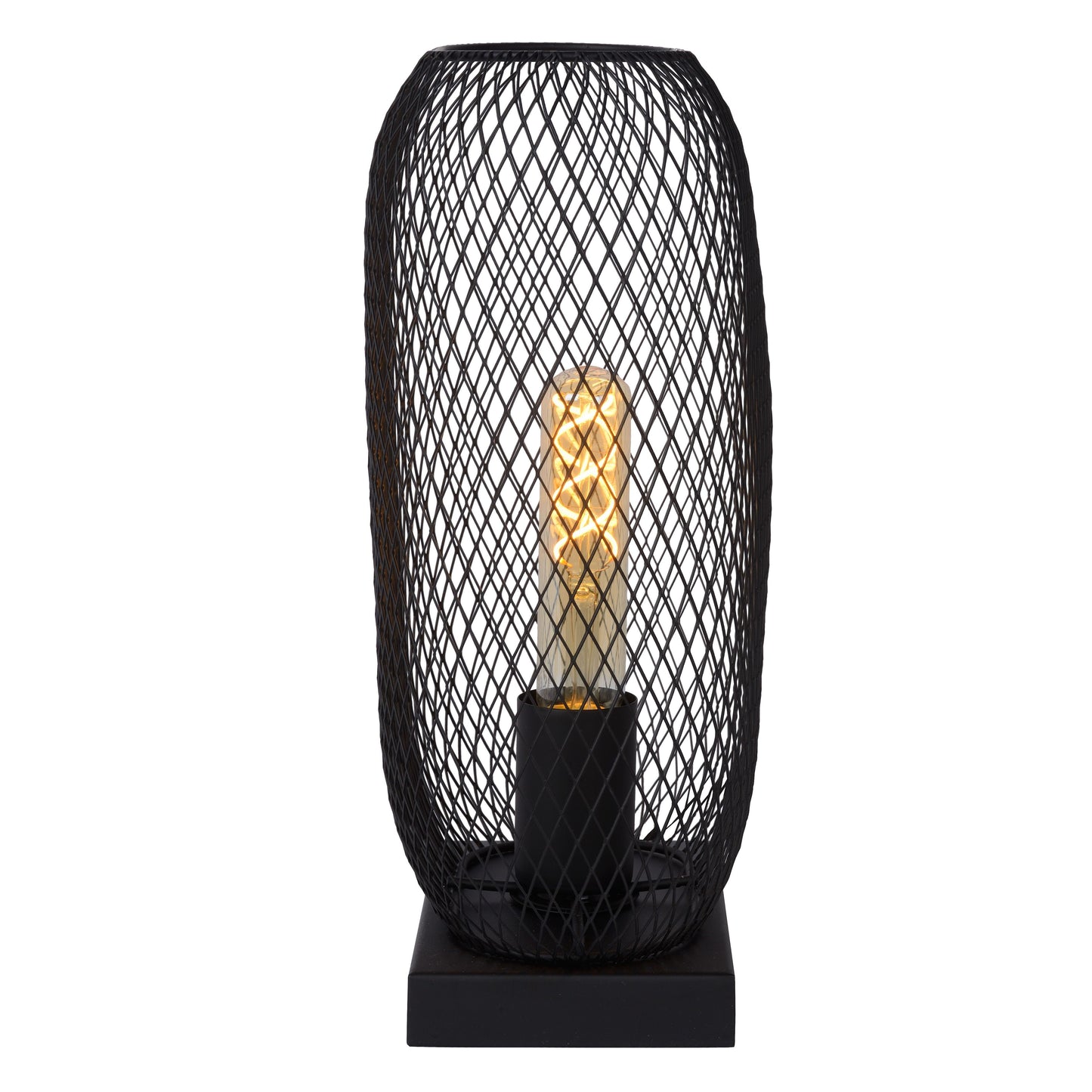 Lucide MESH - Table lamp - 1xE27 - Black