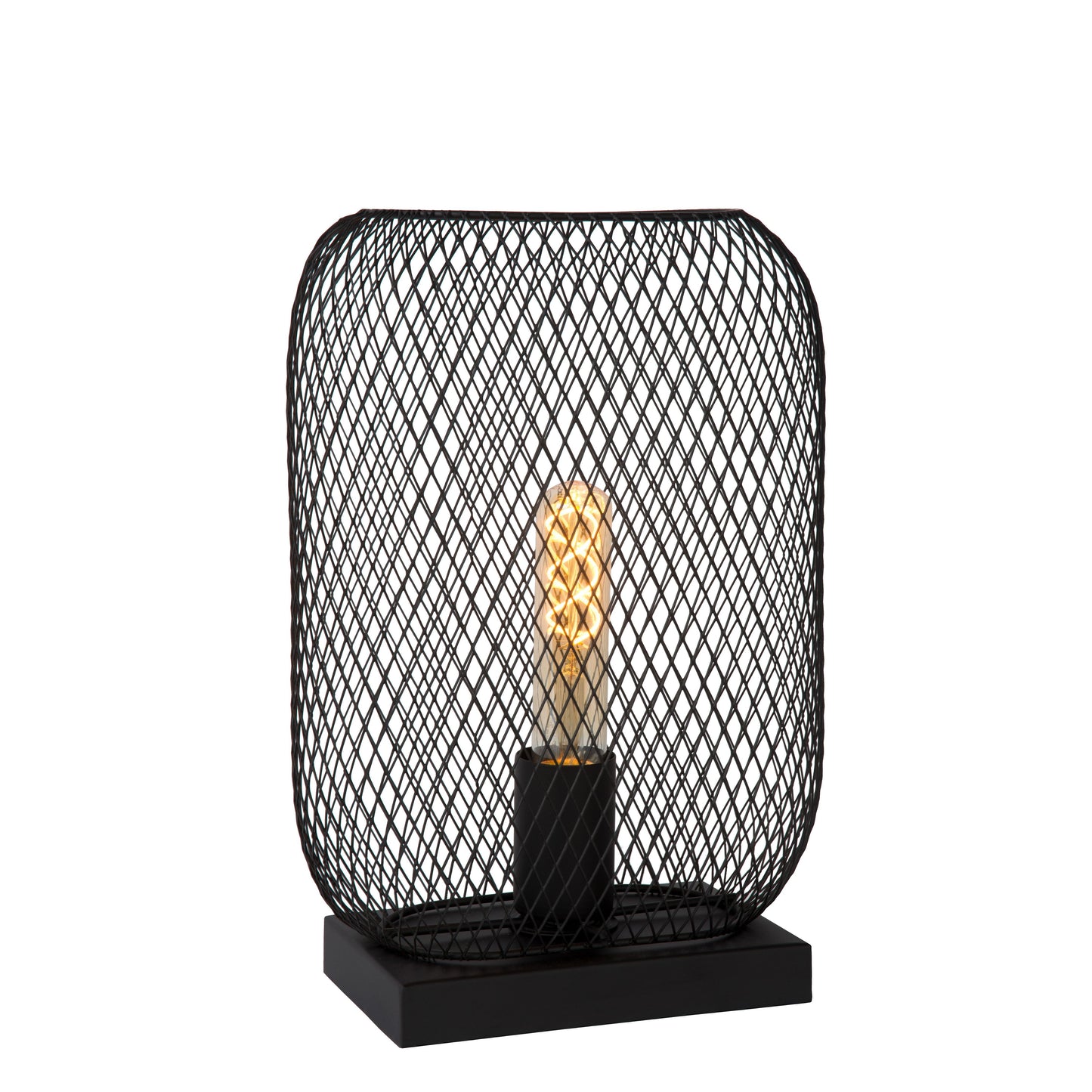 Lucide MESH - Table lamp - 1xE27 - Black