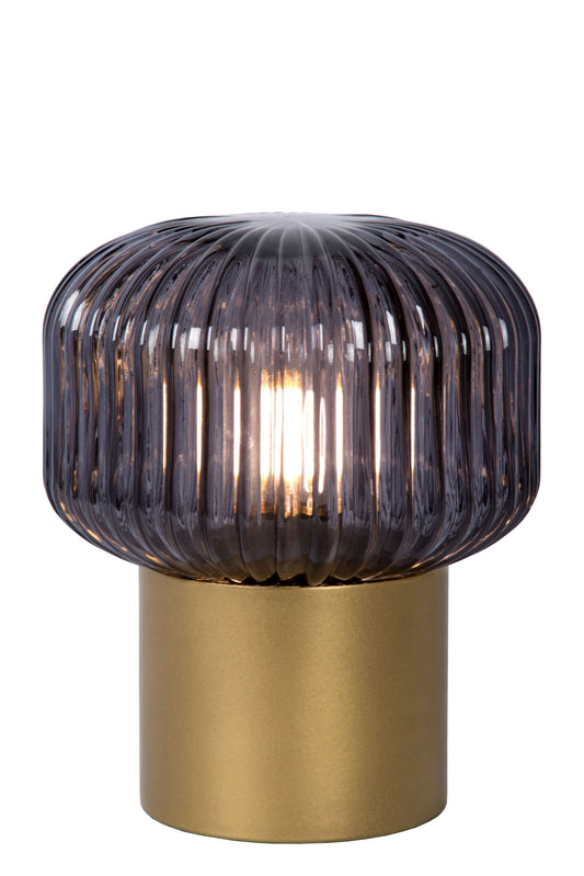 Lucide JANY - Table lamp - Ø 16 cm - 1xE14 - Matt Gold / Brass