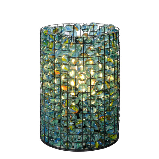 Lucide EXTRAVAGANZA MARBELOUS - Table lamp - Ø 15 cm - 1xE14 - Multicolor