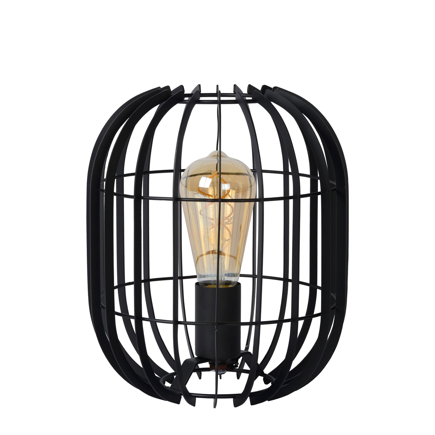 Lucide REDA - Table lamp - Ø 22 cm - 1xE27 - Black
