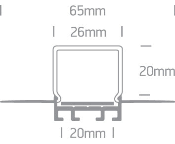 Trimless Recessed Profiles