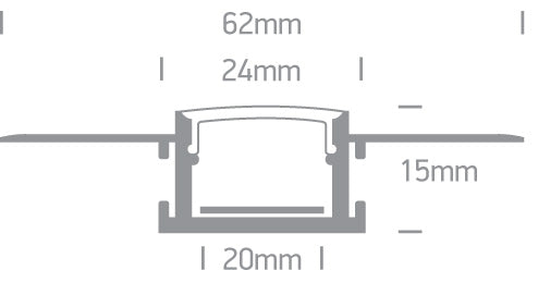 Trimless Recessed Profiles