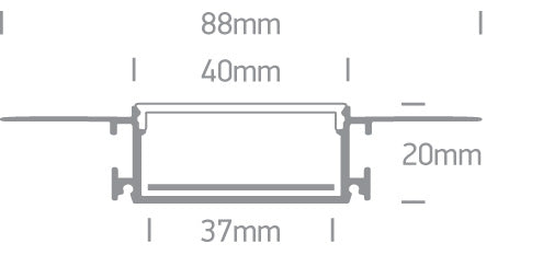 Trimless Recessed Profiles