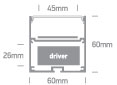 Surface / Suspended Wide Profiles Internal Driver