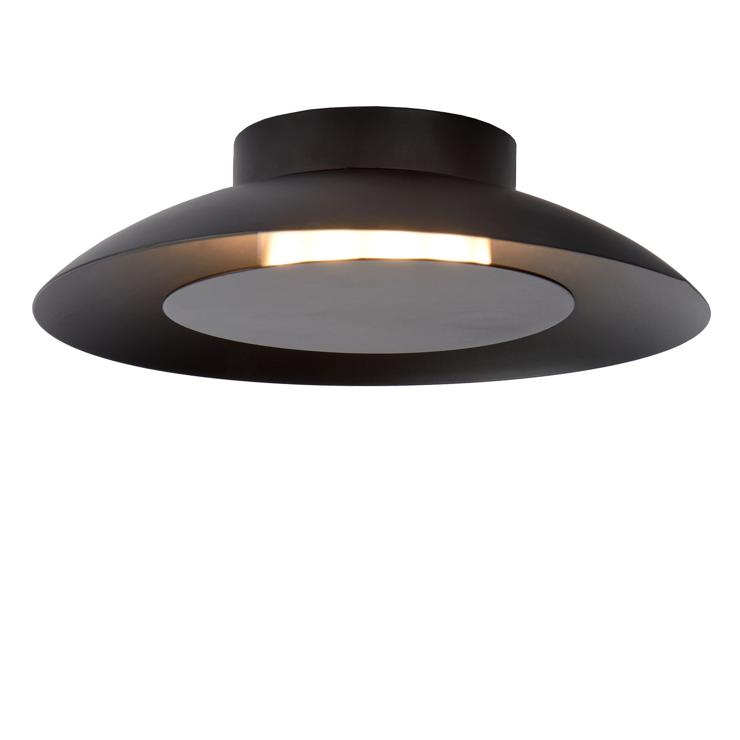 Lucide FOSKAL - Flush ceiling light - Ø 21,5 cm - LED - 1x6W 2700K - Black