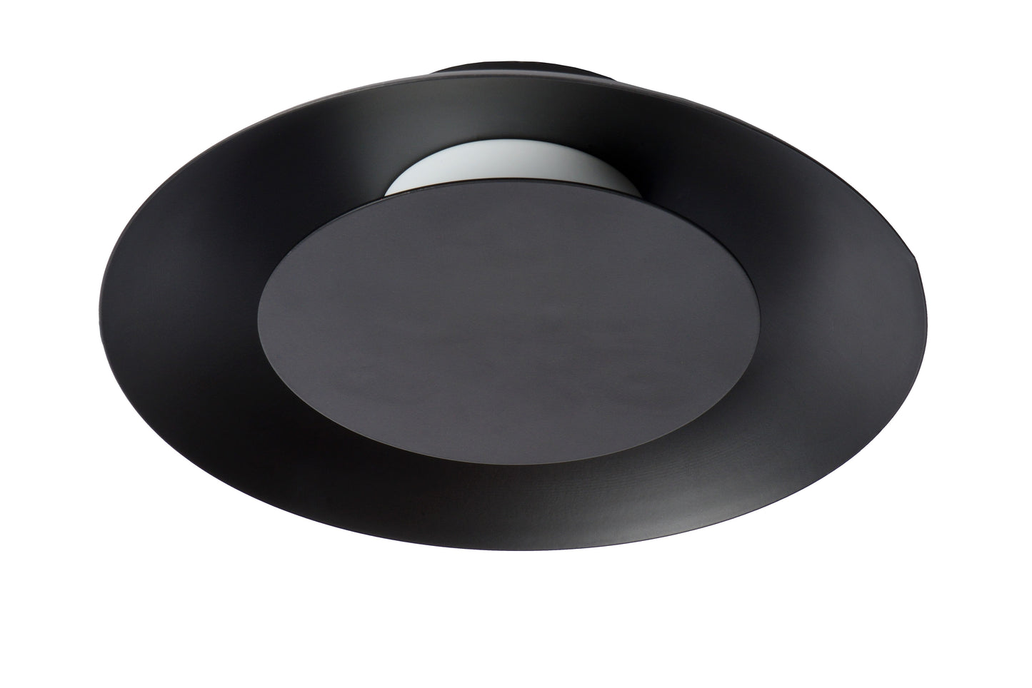 Lucide FOSKAL - Flush ceiling light - Ø 21,5 cm - LED - 1x6W 2700K - Black