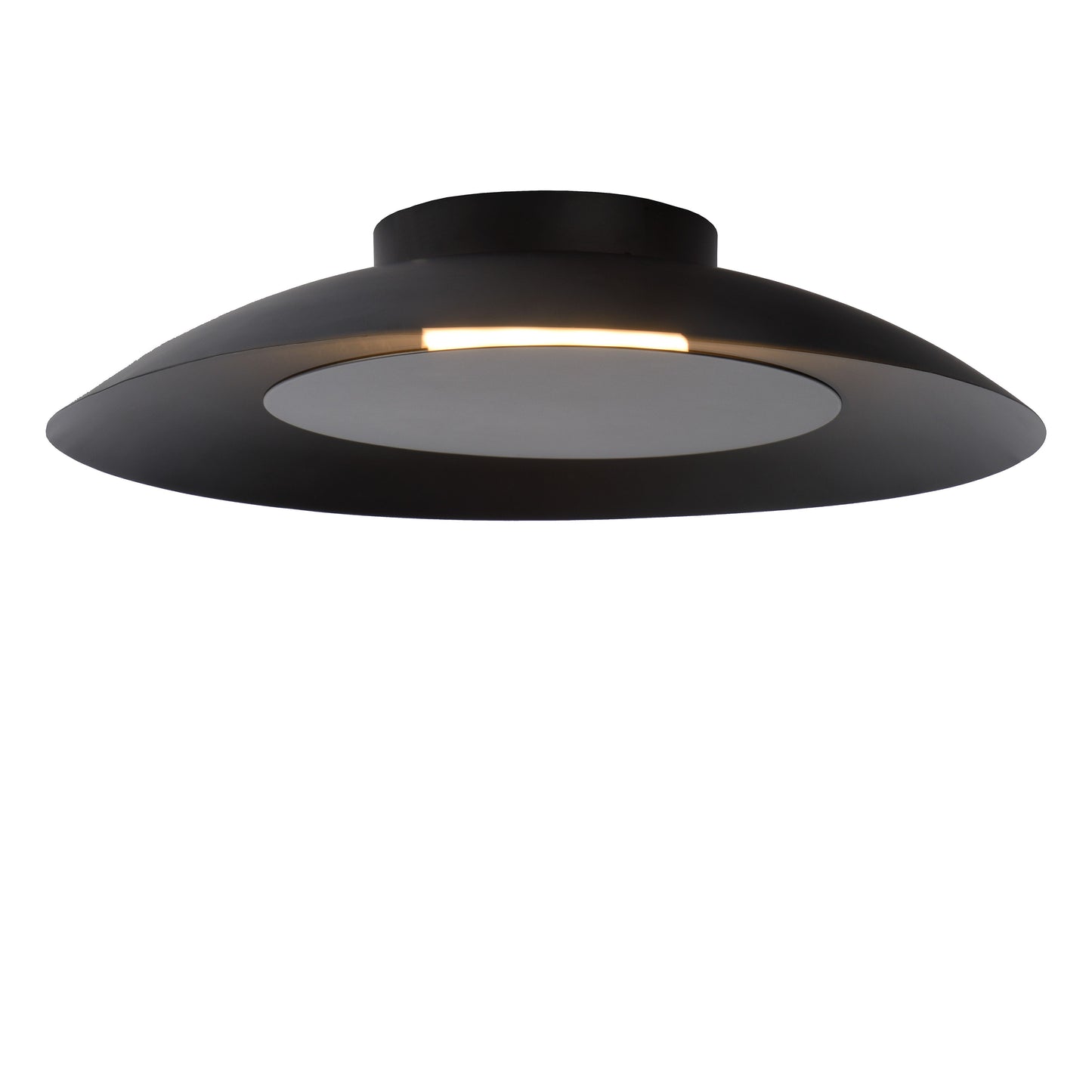 Lucide FOSKAL - Flush ceiling light - Ø 34,5 cm - LED - 1x12W 2700K - Black