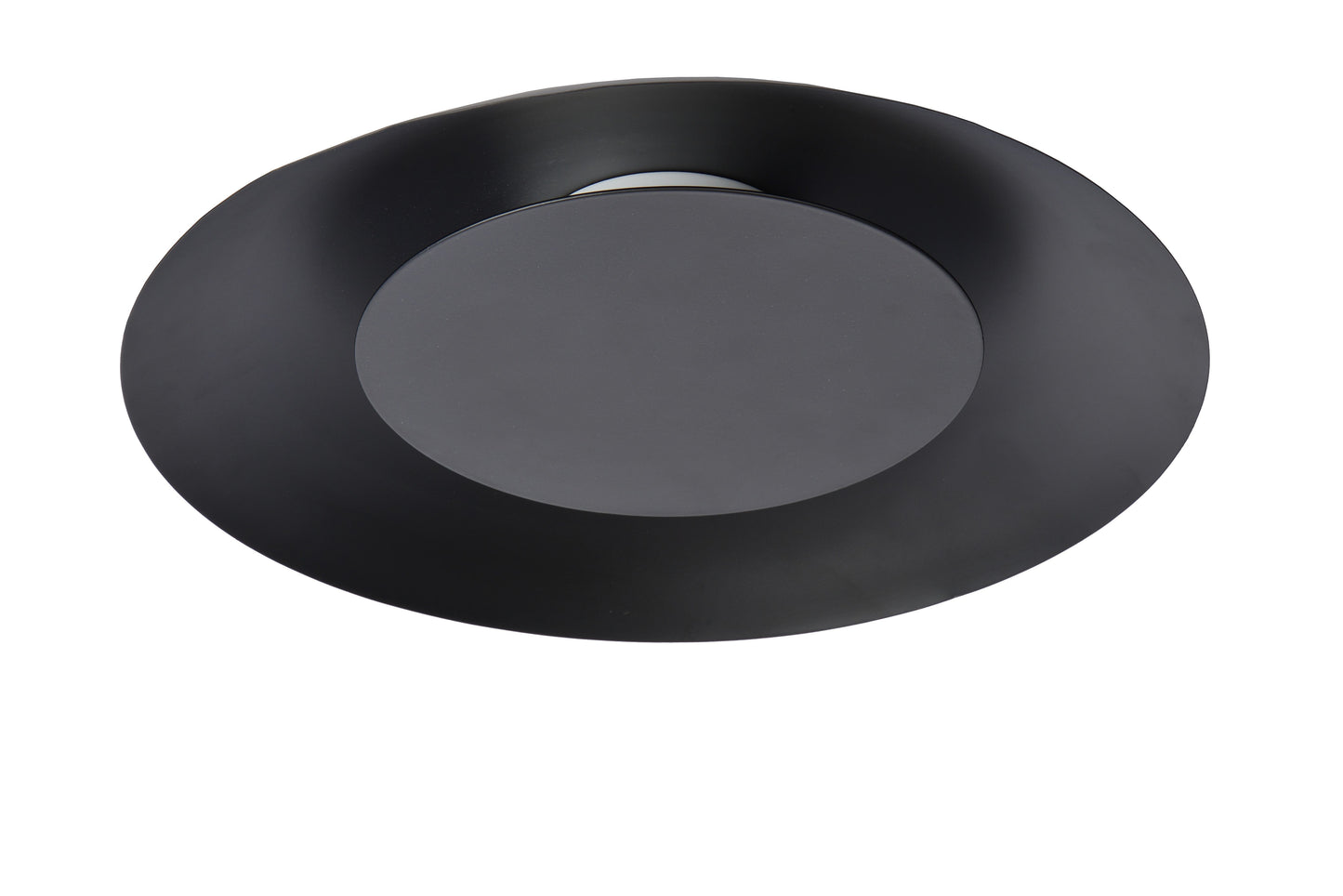 Lucide FOSKAL - Flush ceiling light - Ø 34,5 cm - LED - 1x12W 2700K - Black