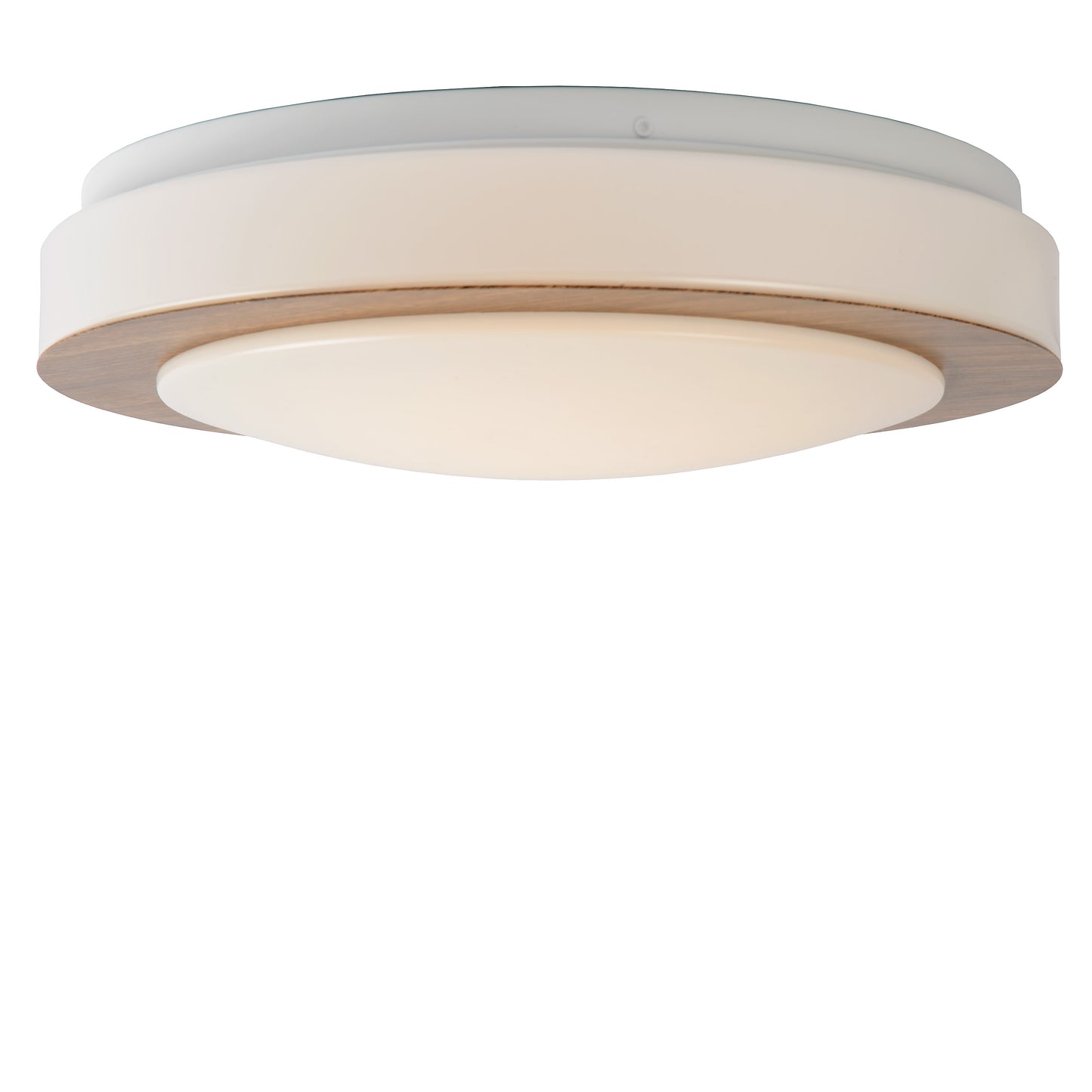 Lucide DIMY - Flush ceiling light Bathroom - Ø 28,6 cm - LED Dim. - 1x12W 3000K - IP21 - 3 StepDim - Natural