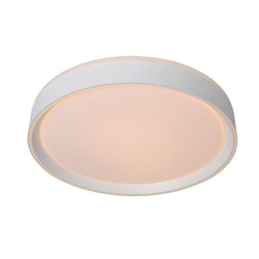 Lucide NURIA - Flush ceiling light - Ø 30 cm - LED Dim. - 1x18W 2700K - 3 StepDim - White