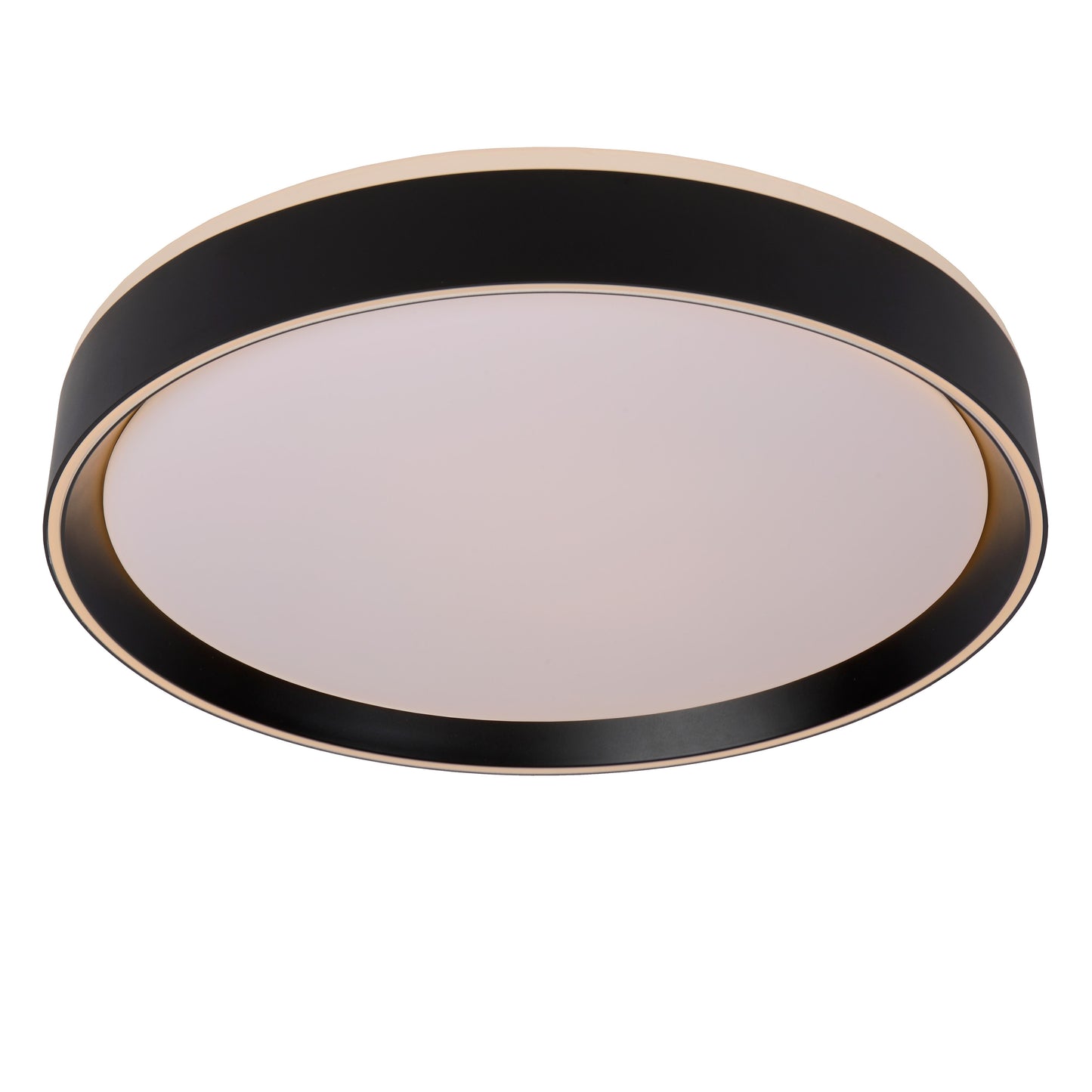 Lucide NURIA - Flush ceiling light - Ø 40 cm - LED Dim. - 1x24W 2700K - 3 StepDim - Black