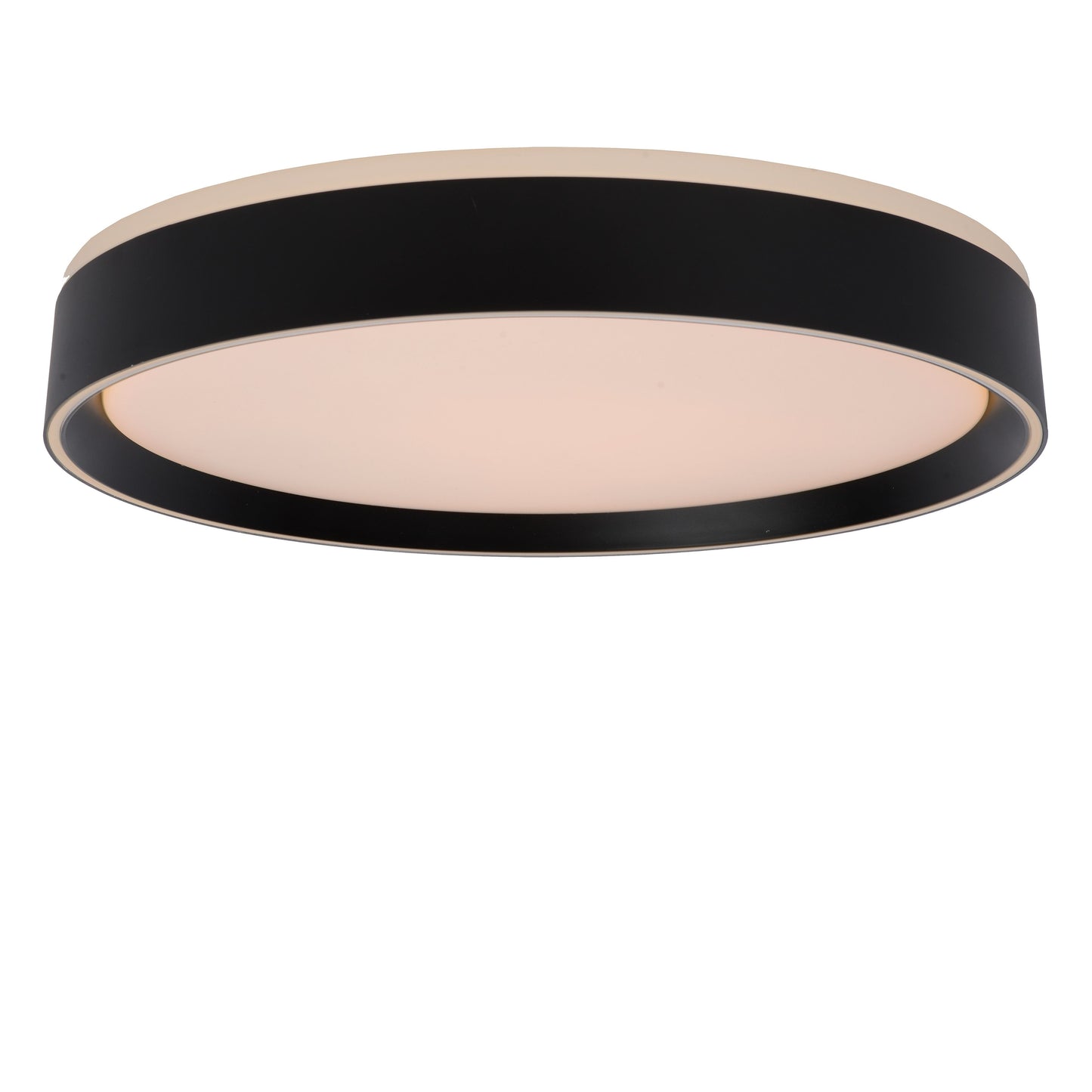 Lucide NURIA - Flush ceiling light - Ø 40 cm - LED Dim. - 1x24W 2700K - 3 StepDim - Black