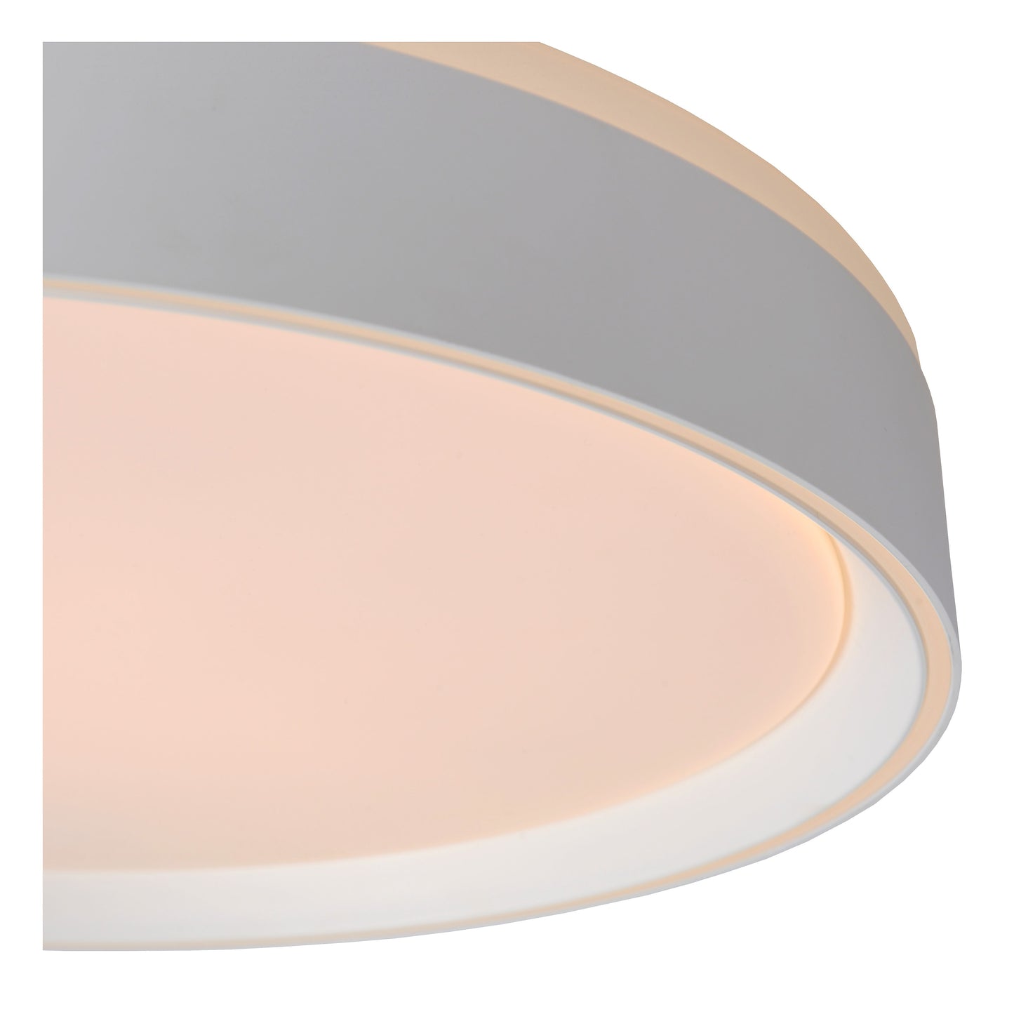 Lucide NURIA - Flush ceiling light - Ø 40 cm - LED Dim. - 1x24W 2700K - 3 StepDim - White