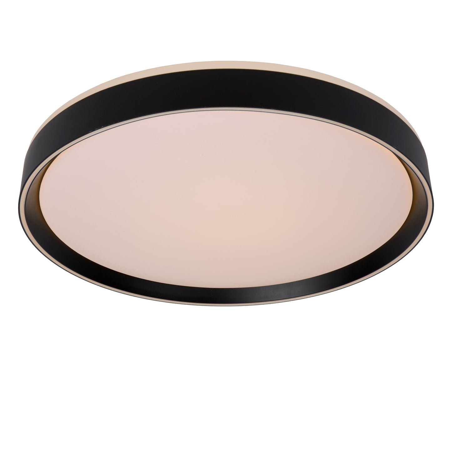 Lucide NURIA - Flush ceiling light - Ø 50 cm - LED Dim. - 1x36W 2700K - 3 StepDim - Black