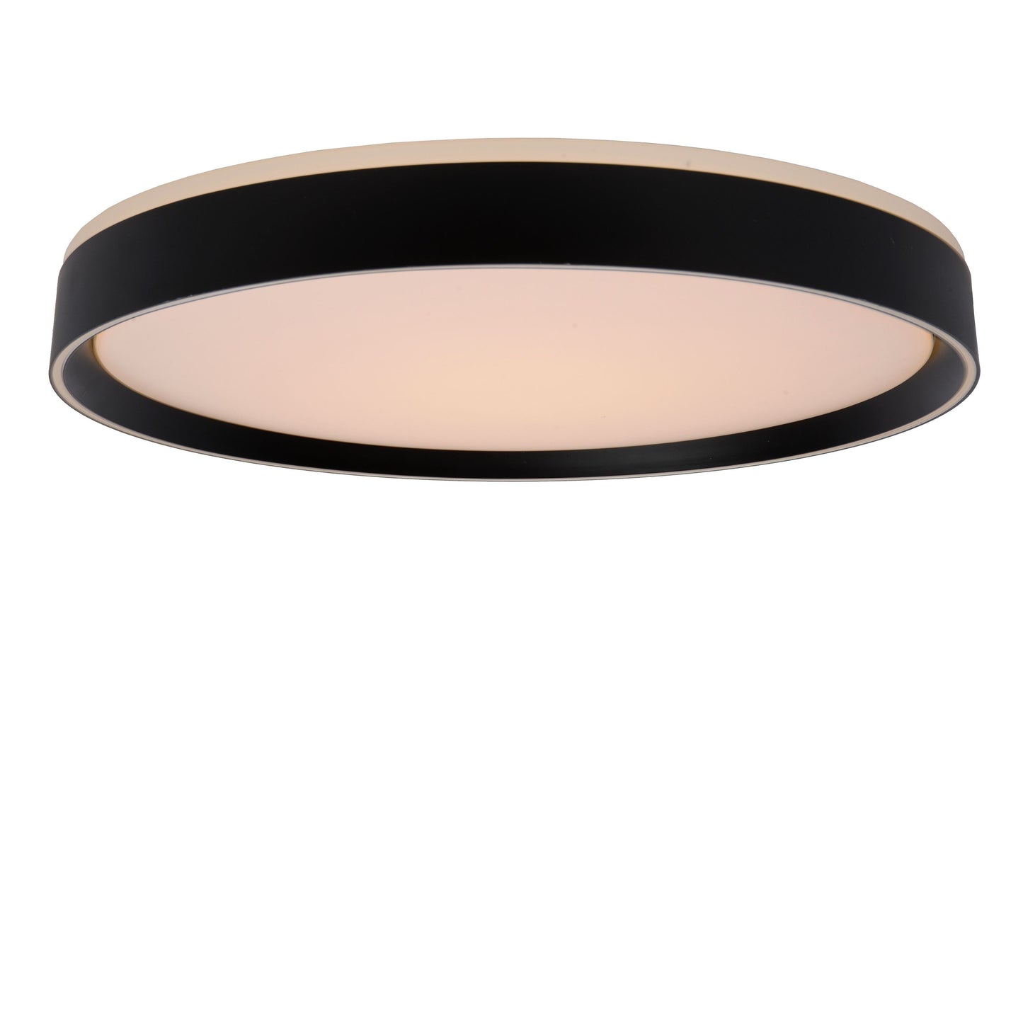 Lucide NURIA - Flush ceiling light - Ø 50 cm - LED Dim. - 1x36W 2700K - 3 StepDim - Black