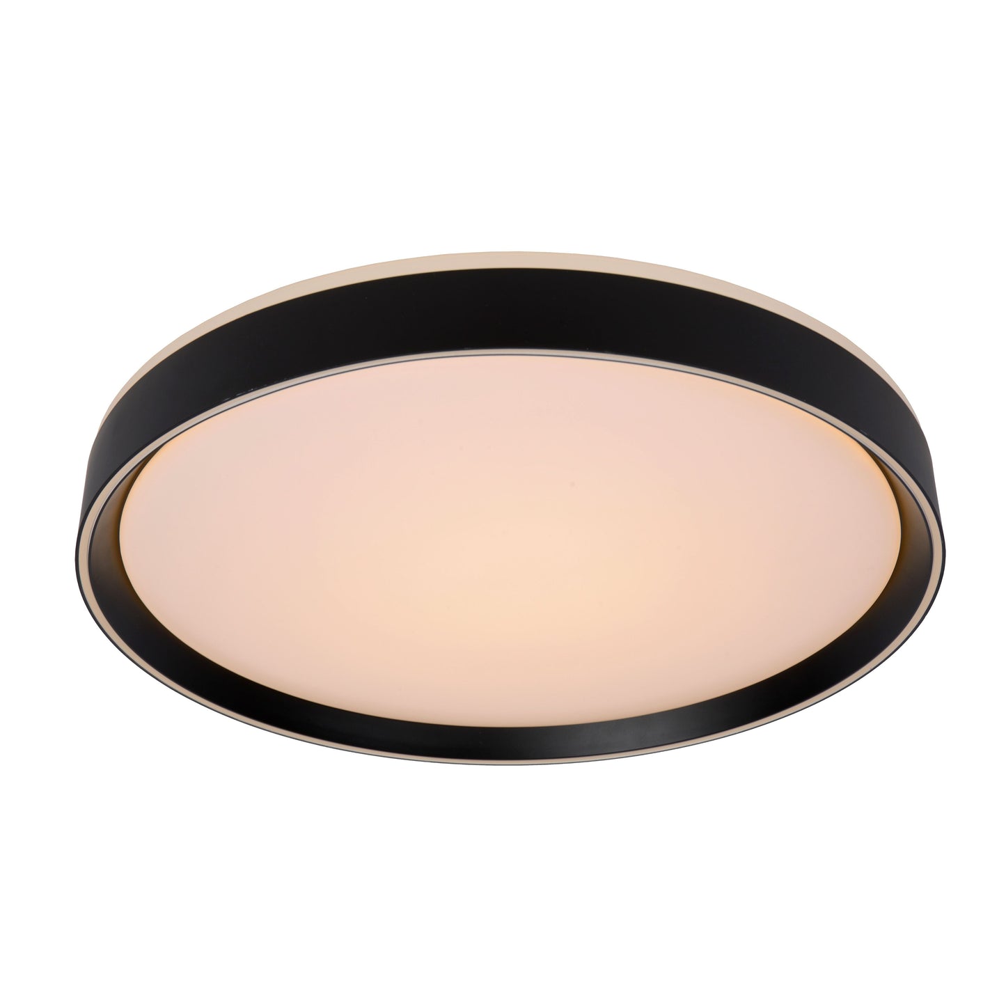 Lucide NURIA - Flush ceiling light - Ø 50 cm - LED Dim. - 1x36W 2700K - 3 StepDim - Black