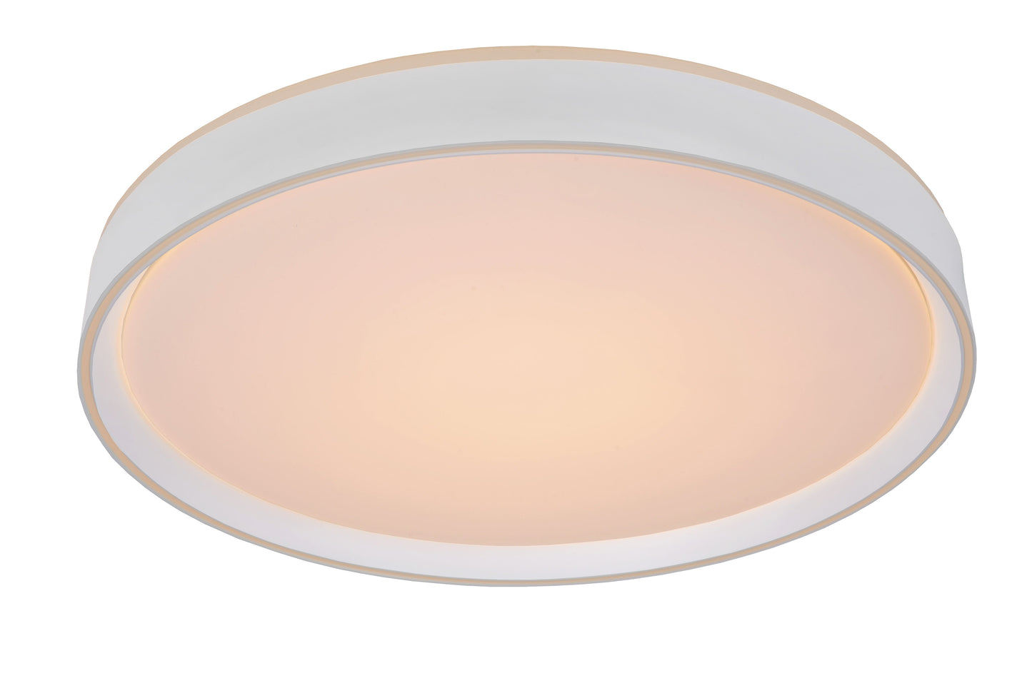 Lucide NURIA - Flush ceiling light - Ø 50 cm - LED Dim. - 1x36W 2700K - 3 StepDim - White