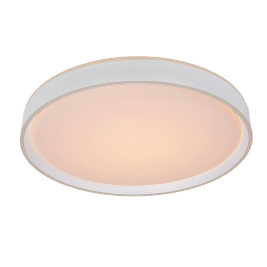 Lucide NURIA - Flush ceiling light - Ø 50 cm - LED Dim. - 1x36W 2700K - 3 StepDim - White