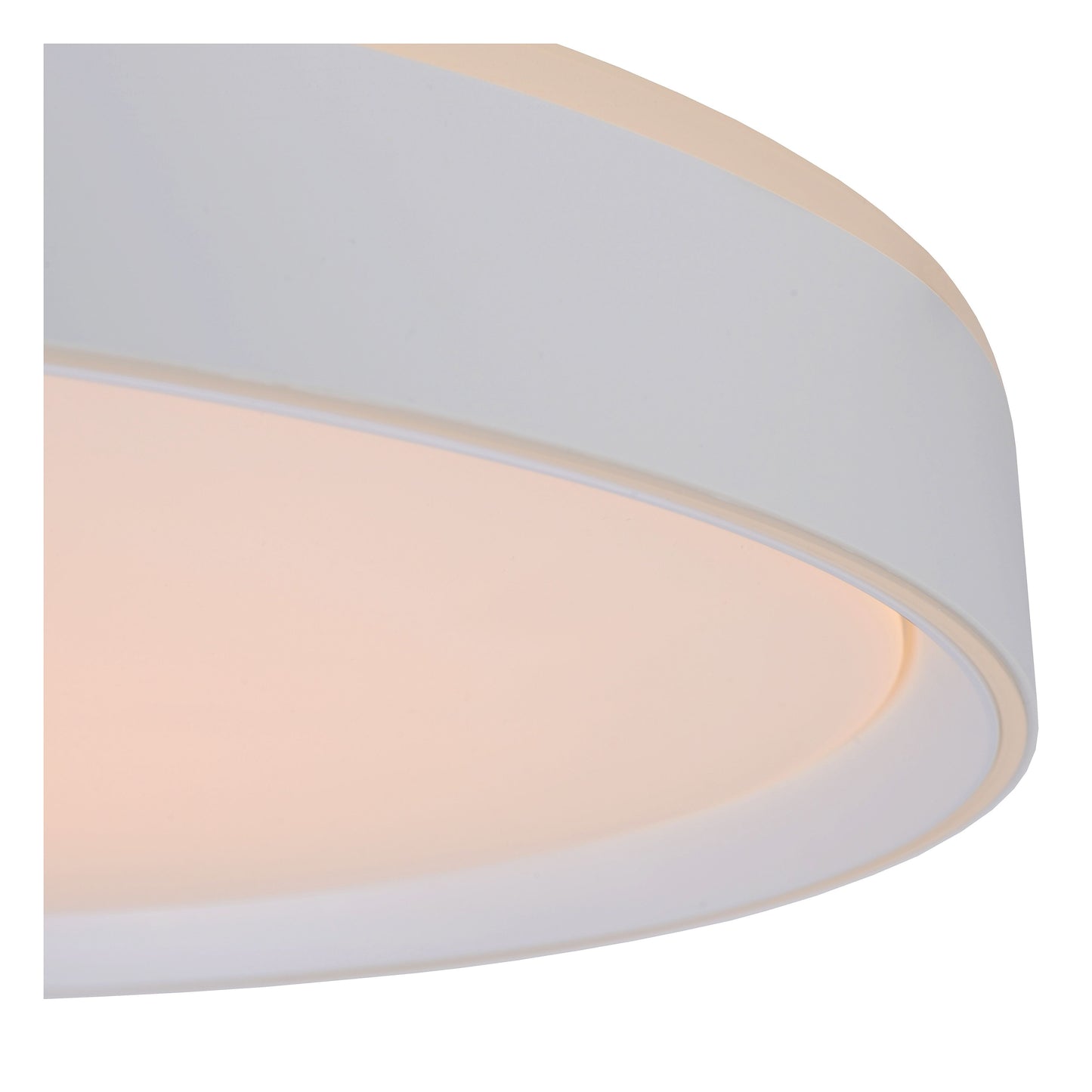 Lucide NURIA - Flush ceiling light - Ø 50 cm - LED Dim. - 1x36W 2700K - 3 StepDim - White