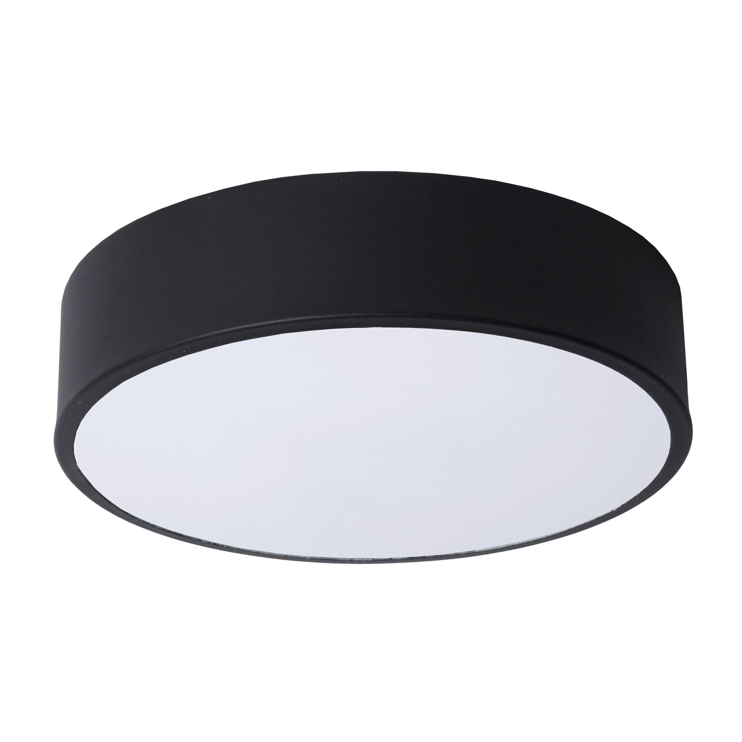 Lucide UNAR - Flush ceiling light - Ø 20 cm - LED Dim. - 1x12W 2700K - 3 StepDim - Black