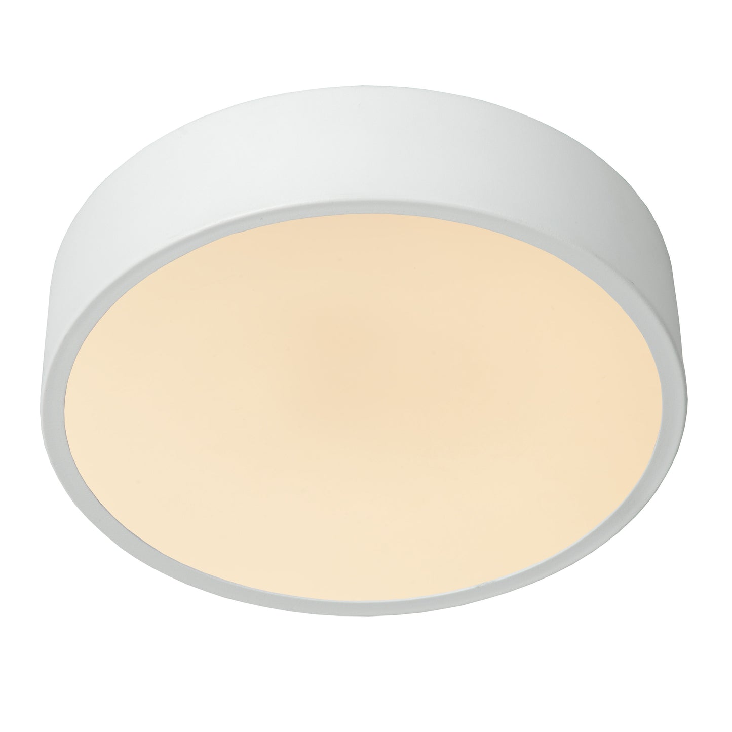 Lucide UNAR - Flush ceiling light - Ø 20 cm - LED Dim. - 1x12W 2700K - 3 StepDim - White