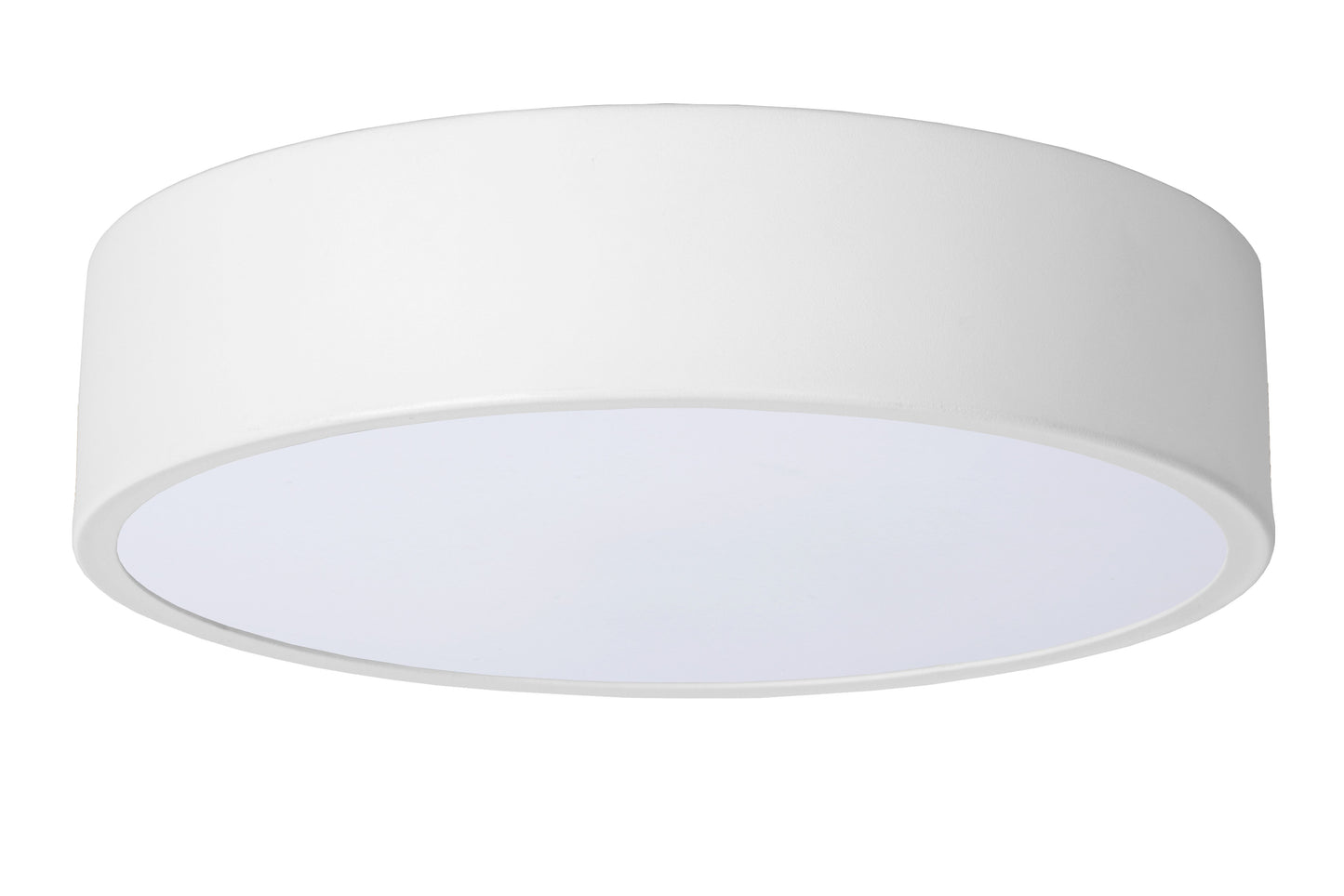 Lucide UNAR - Flush ceiling light - Ø 20 cm - LED Dim. - 1x12W 2700K - 3 StepDim - White