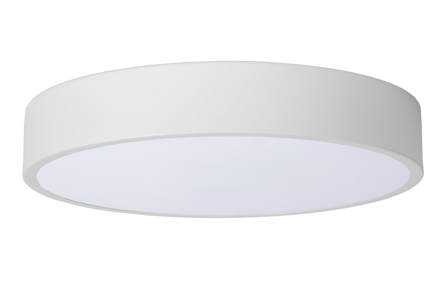 Lucide UNAR - Flush ceiling light - Ø 30 cm - LED Dim. - 1x18W 2700K - 3 StepDim - White