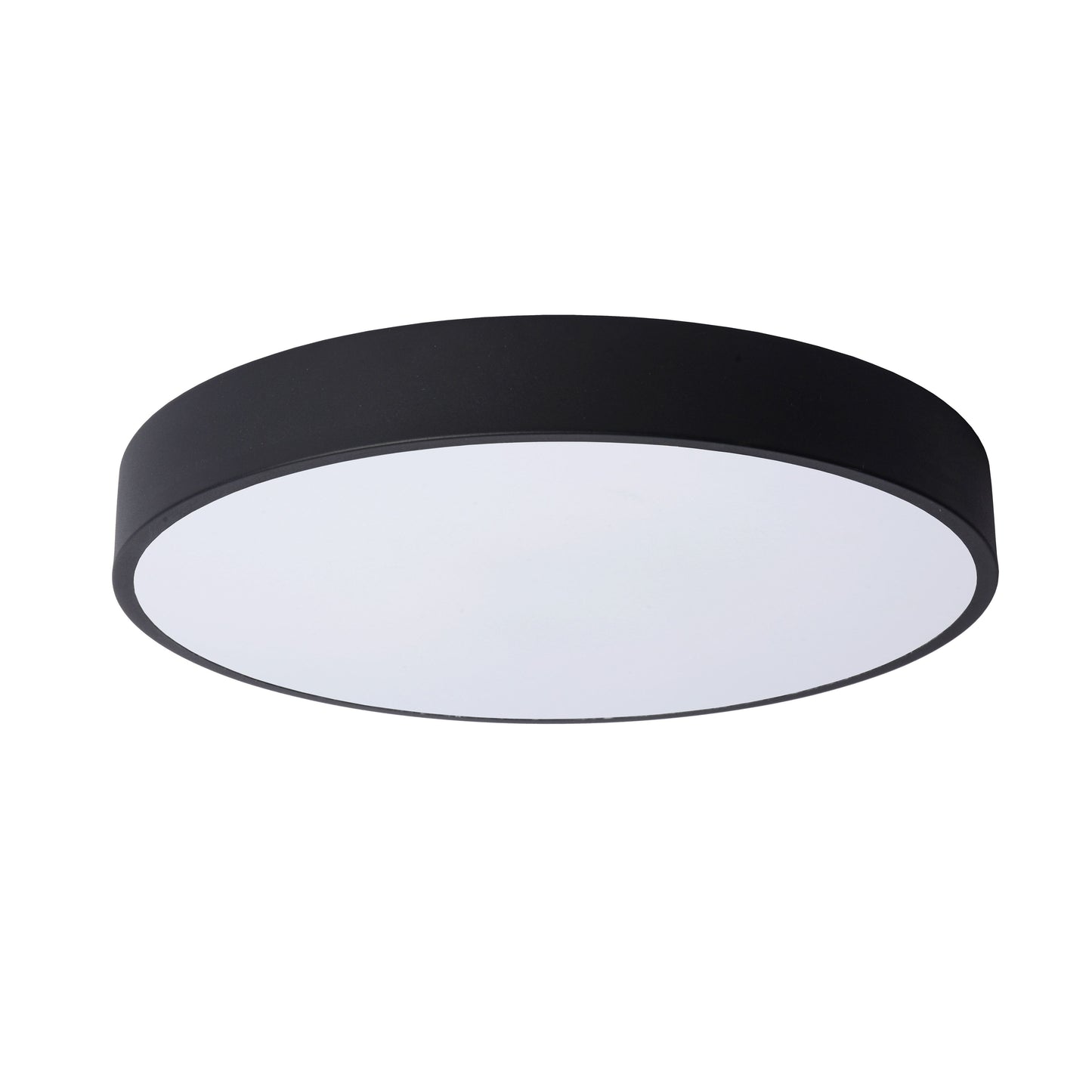 Lucide UNAR - Flush ceiling light - Ø 39,5 cm - LED Dim. - 1x24W 2700K - 3 StepDim - Black