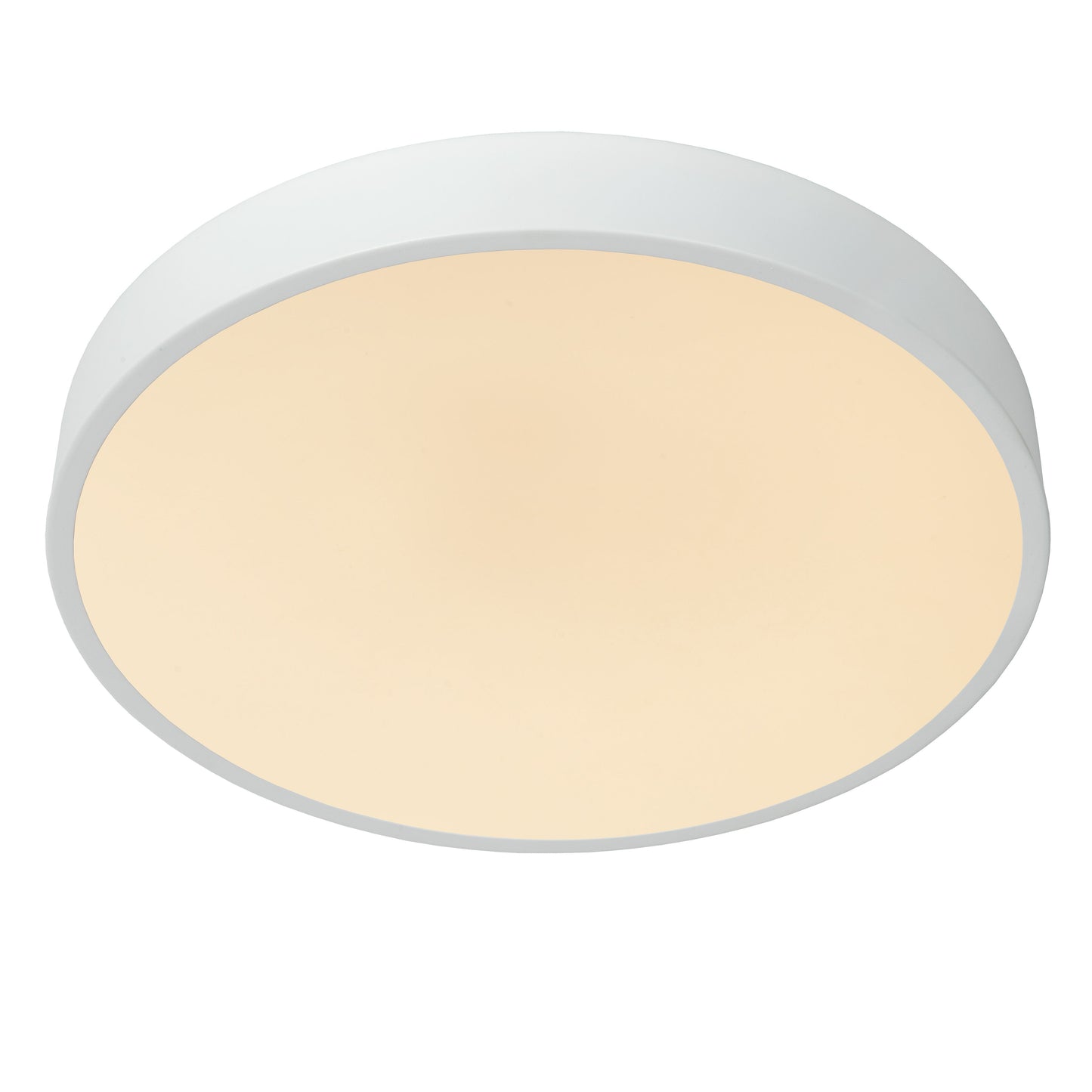 Lucide UNAR - Flush ceiling light - Ø 39,5 cm - LED Dim. - 1x24W 2700K - 3 StepDim - White