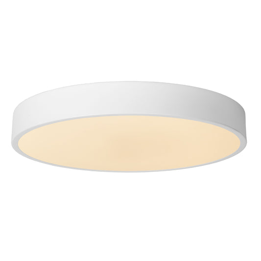 Lucide UNAR - Flush ceiling light - Ø 39,5 cm - LED Dim. - 1x24W 2700K - 3 StepDim - White