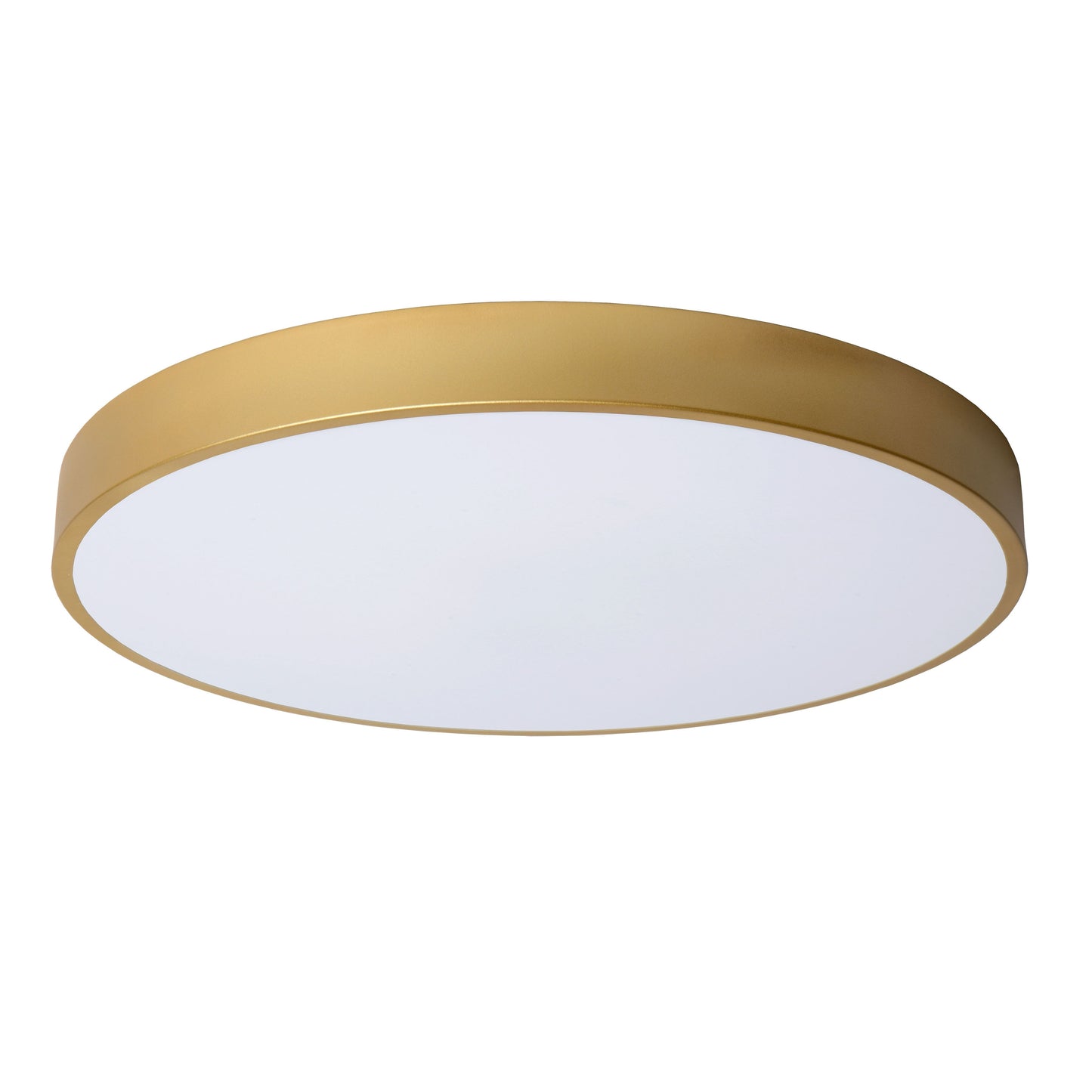 Lucide UNAR - Flush ceiling light - Ø 49,5 cm - LED Dim. - 1x36W 2700K - 3 StepDim - Matt Gold / Brass