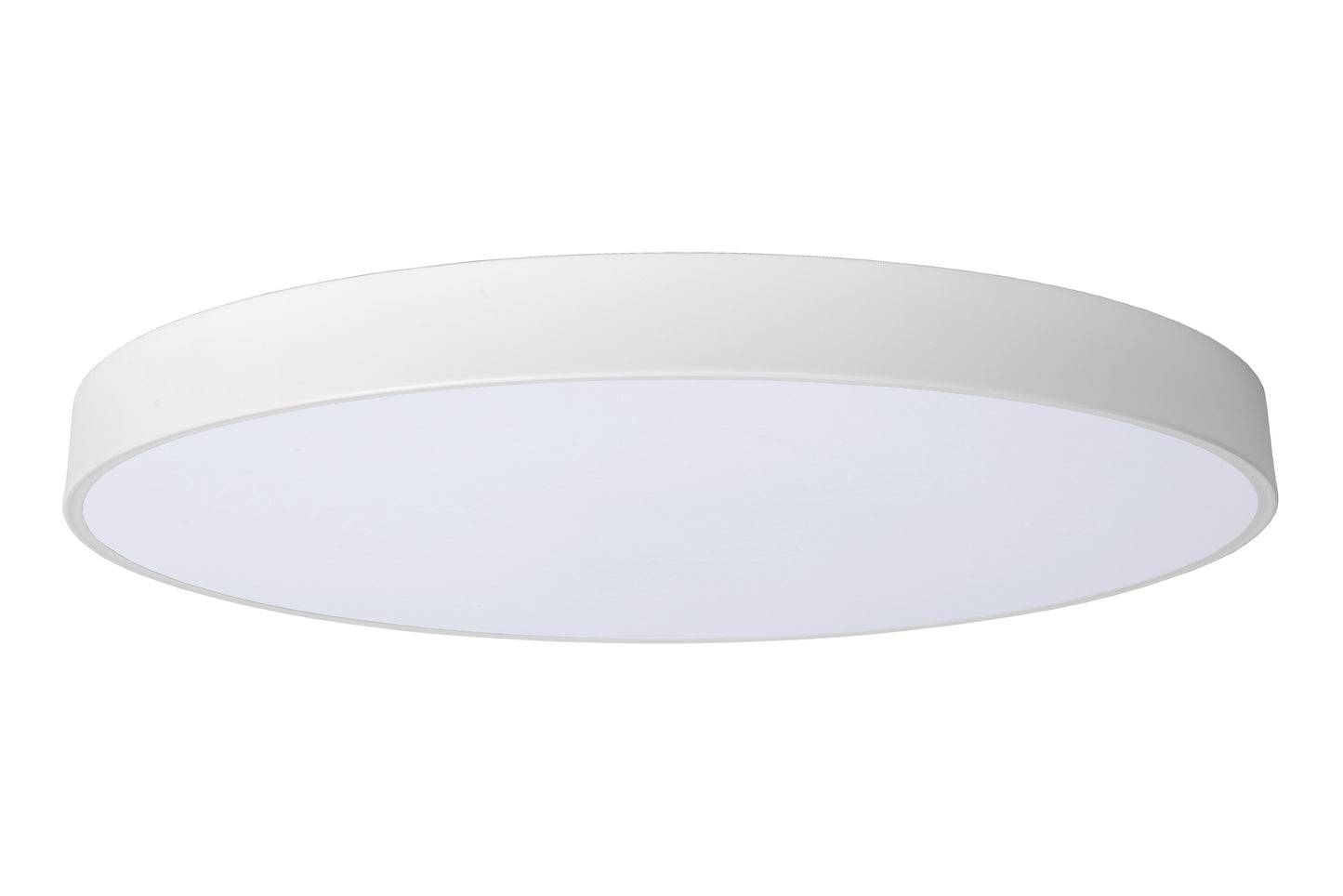 Lucide UNAR - Flush ceiling light - Ø 60 cm - LED Dim. - 1x60W 2700K - 3 StepDim - White