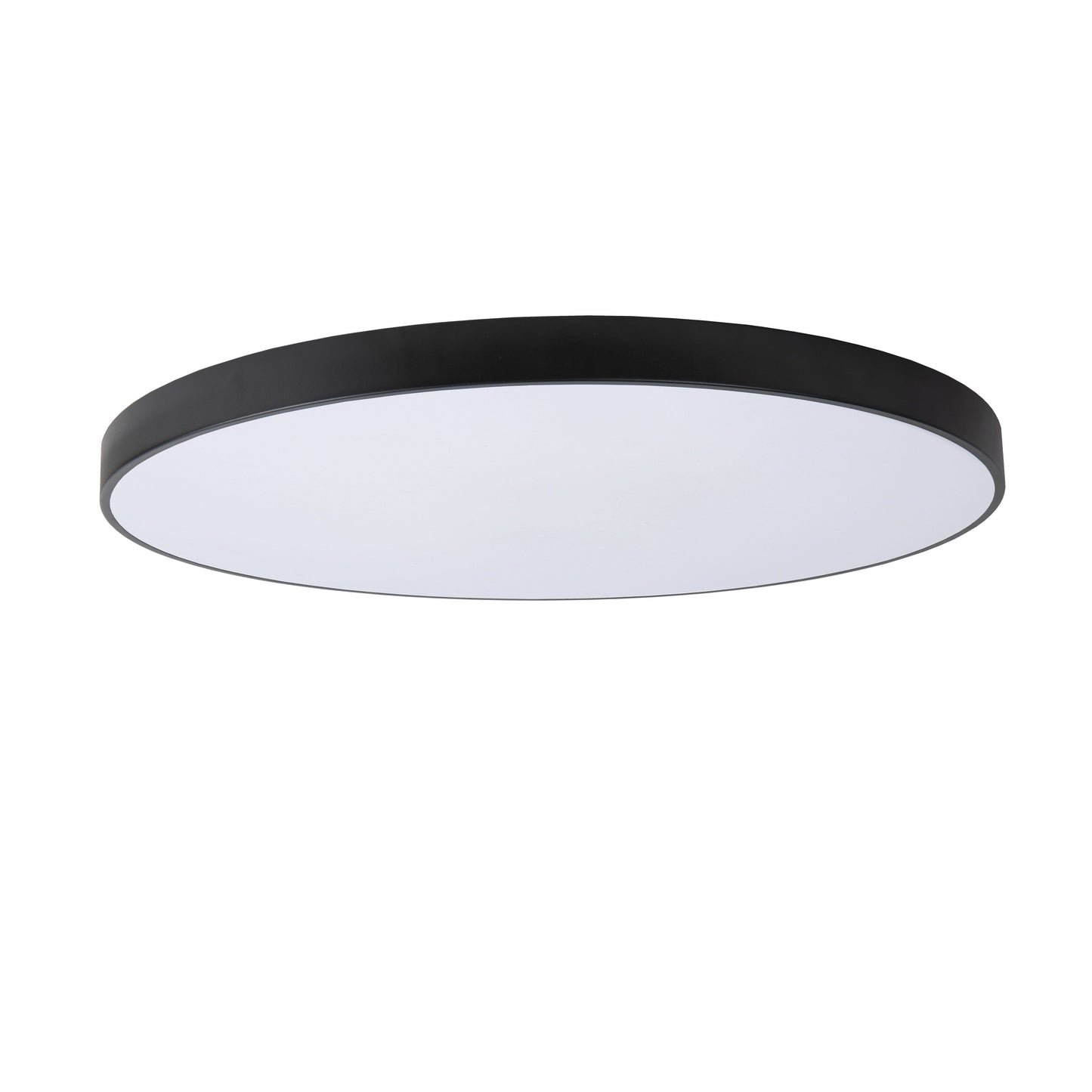 Lucide UNAR - Flush ceiling light - Ø 80 cm - LED Dim. - 1x80W 2700K - 3 StepDim - Black