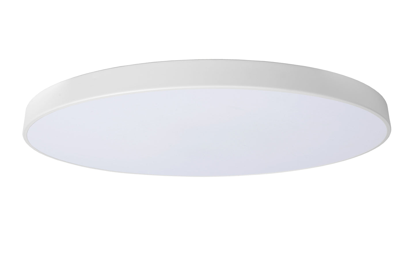 Lucide UNAR - Flush ceiling light - Ø 80 cm - LED Dim. - 1x80W 2700K - 3 StepDim - White