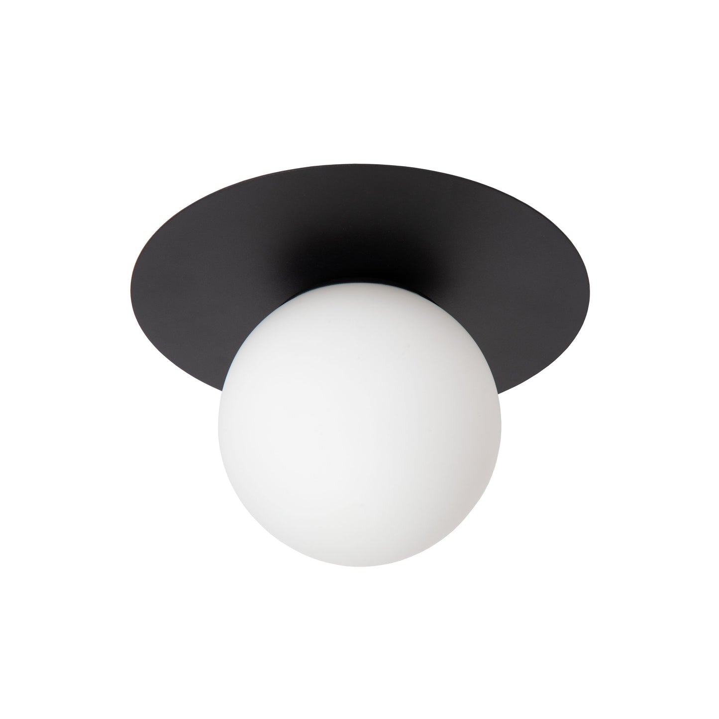 Lucide TRICIA - Flush ceiling light - Ø 25 cm - 1xE27 - Black